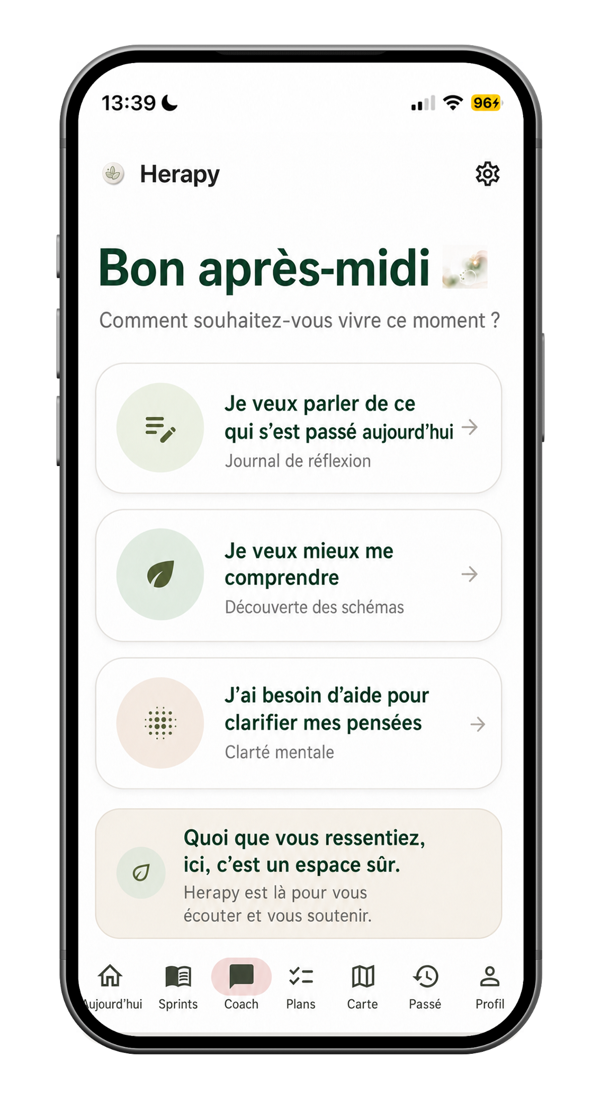 2. Session vocale: Je suis là pour écouter.